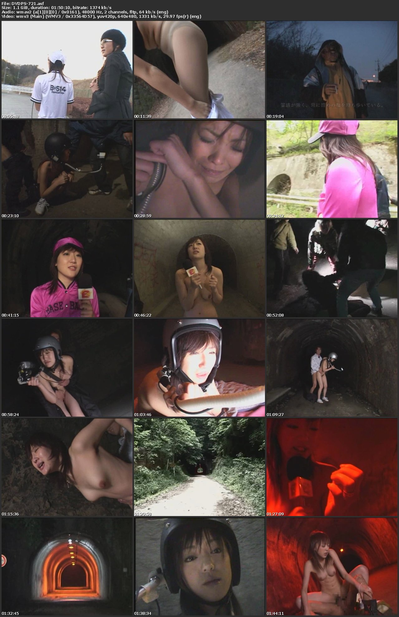 [DVDPS-721] Yumesaki Koyoi, Yuuki Rina, Sen Hanamagokoro 露出！　納涼！野外心霊地ファック Deeps